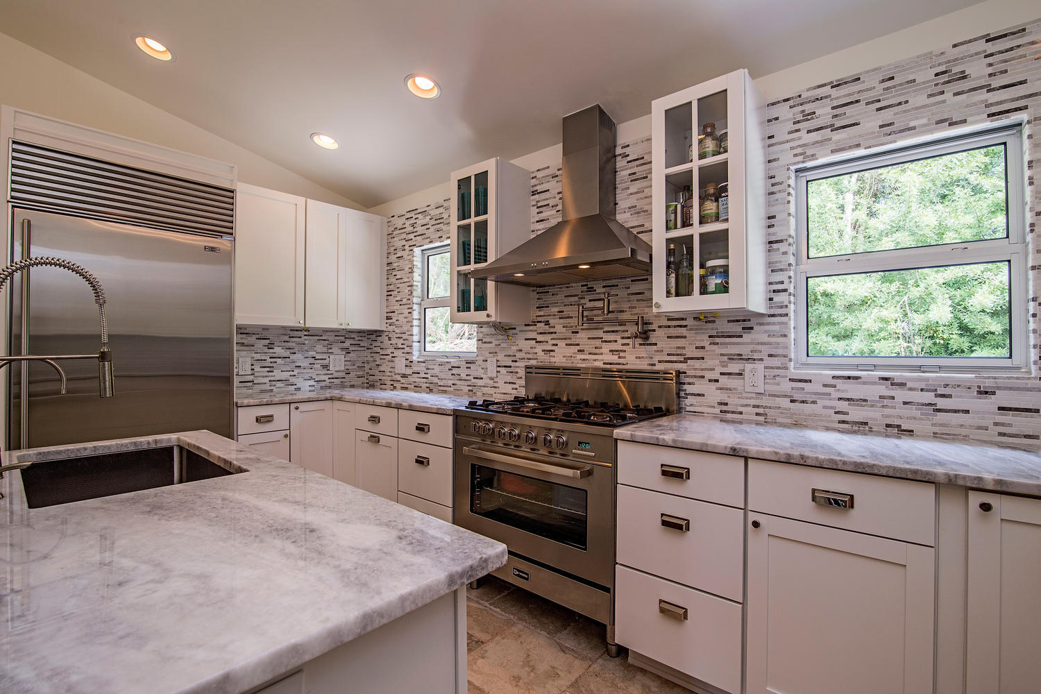 Remodeled kitchen in a Southwest Florida whole-home renovation