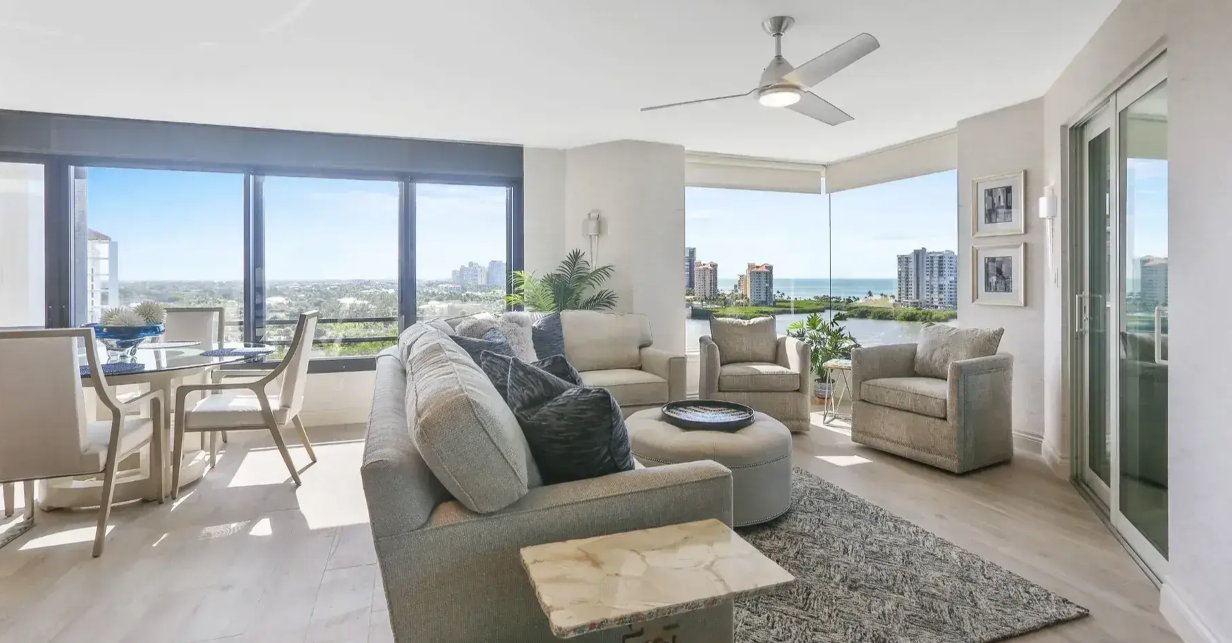 Waterfront condo renovation in Southwest Florida by Tri-Town Construction